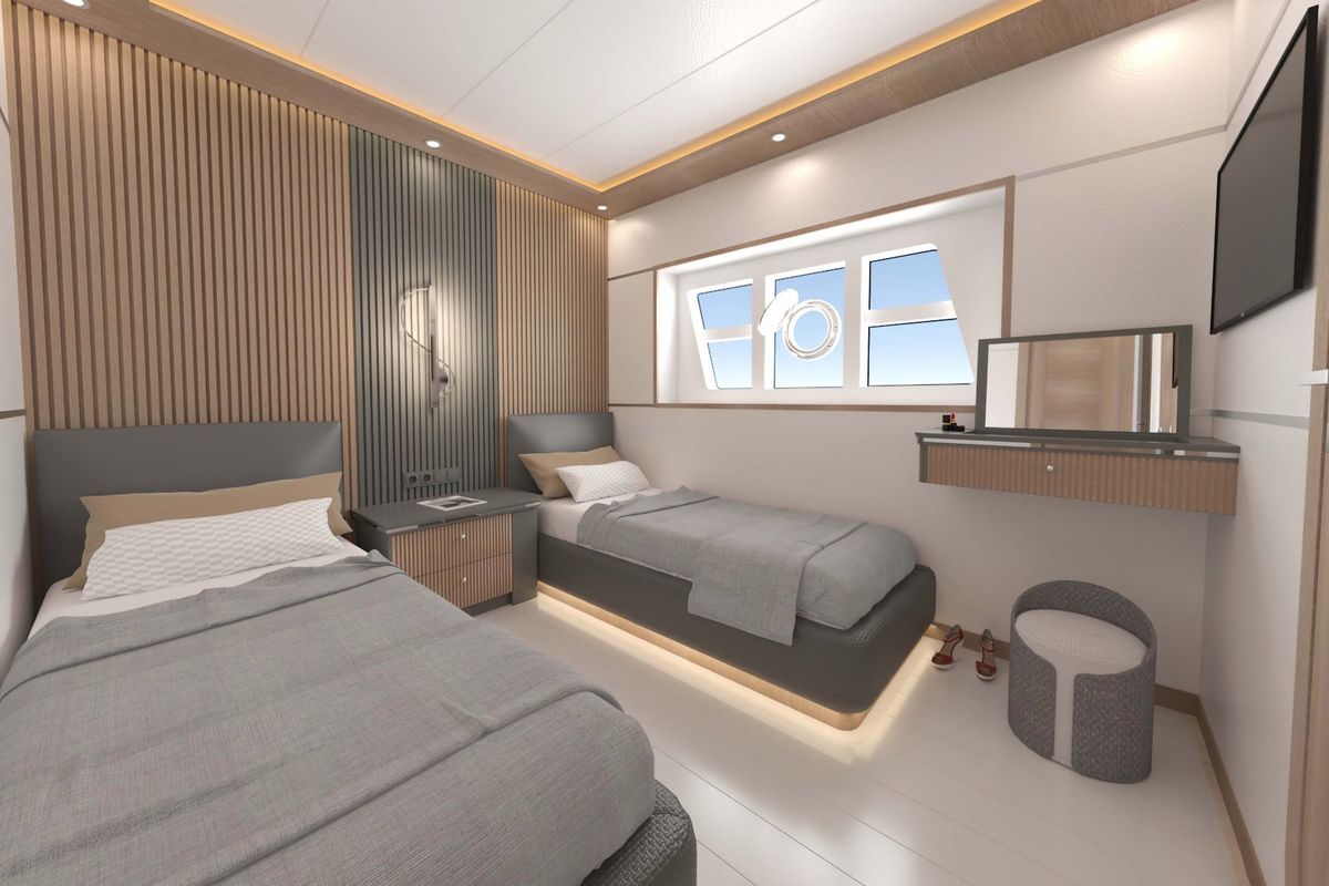 Cabin on Lavin, a Gulet Custom built 183 yacht at Fethiye, Turkey
