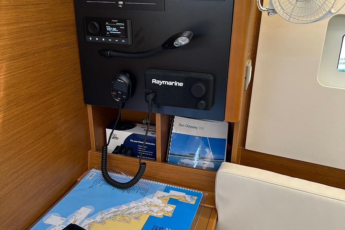 Star Kiss, a Jeanneau Sun Odyssey 350 sailboat at Dubrovnik, Croatia