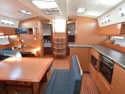 Salon of Enya, a Bavaria Cruiser 45 sailboat at Grad Biograd na Moru, Croatia