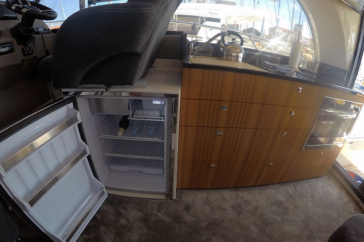 Galley of North star, a Marex 375 yacht at Grad Šibenik, Croatia