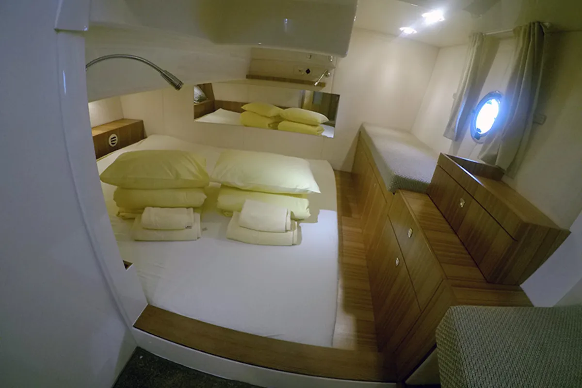 Cabin on North star, a Marex 375 yacht at Grad Šibenik, Croatia