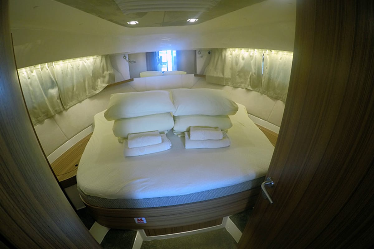 Cabin on North star, a Marex 375 yacht at Grad Šibenik, Croatia