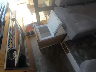 Galley of North star, a Marex 375 yacht at Grad Šibenik, Croatia