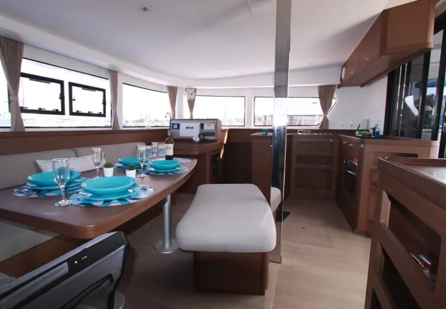 Starz, a Lagoon Lagoon 42 catamaran at Fethiye, Turkey