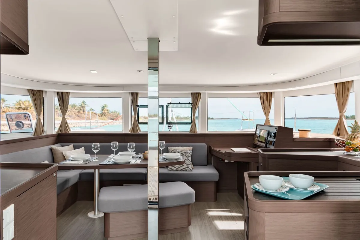 Starz, a Lagoon Lagoon 42 catamaran at Fethiye, Turkey
