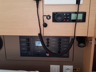 Galley of Kolibri, a Beneteau Oceanis 35.1 sailboat at Grad Šibenik, Croatia