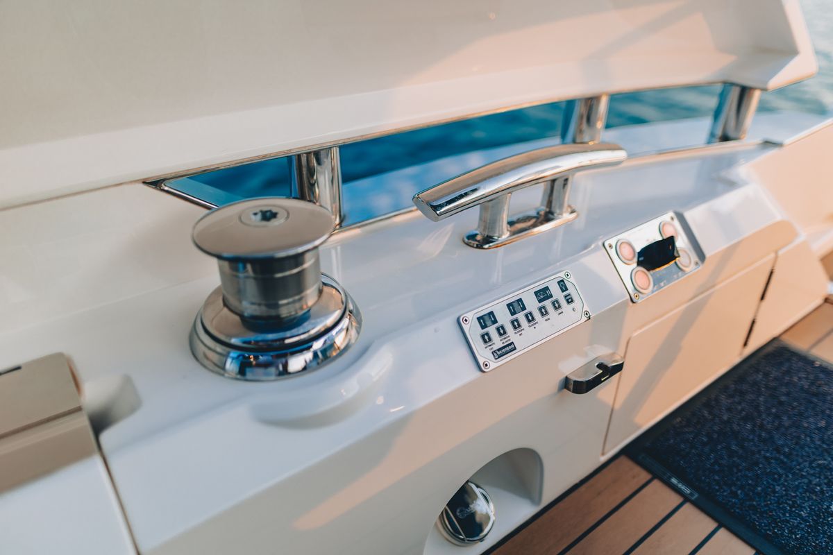 X2, a Sunseeker 65 yacht at Split, Croatia