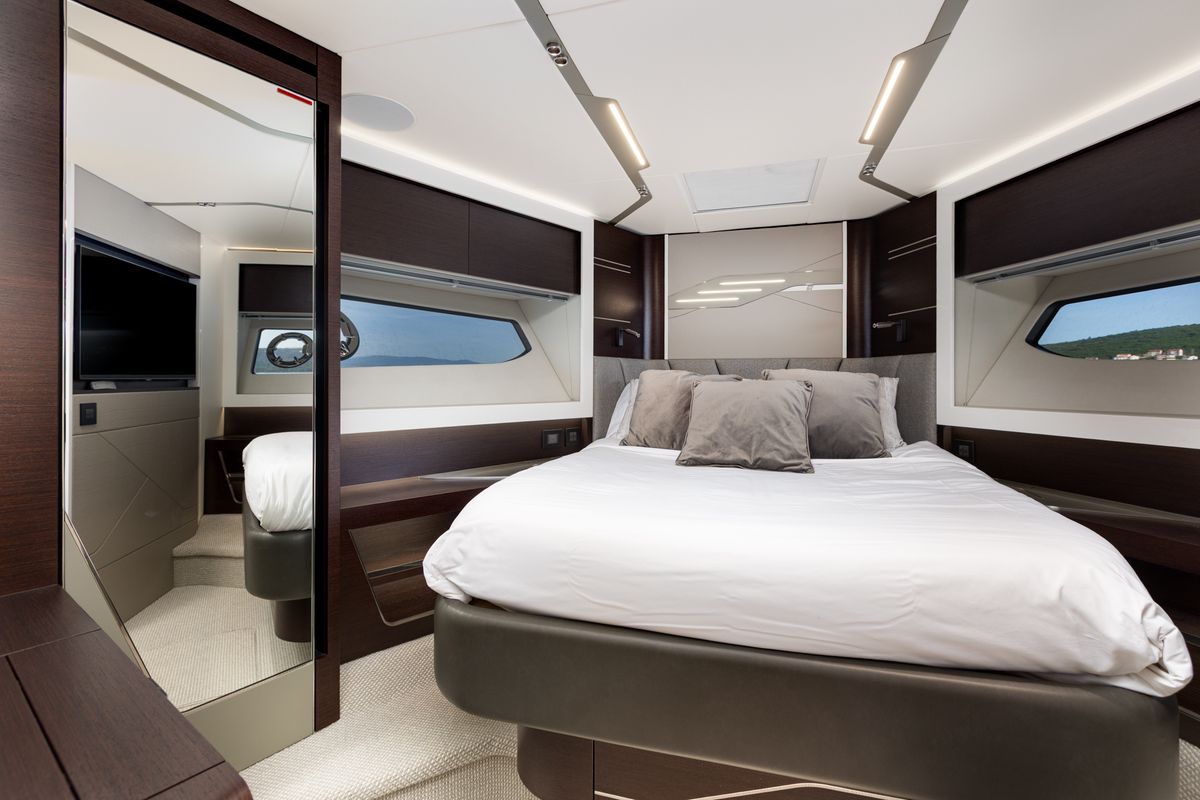 Cabin on X2, a Sunseeker 65 yacht at Split, Croatia