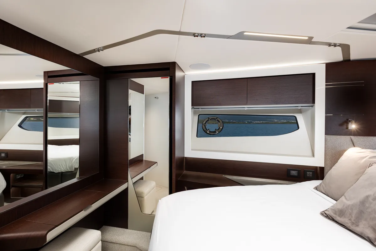 Cabin on X2, a Sunseeker 65 yacht at Split, Croatia