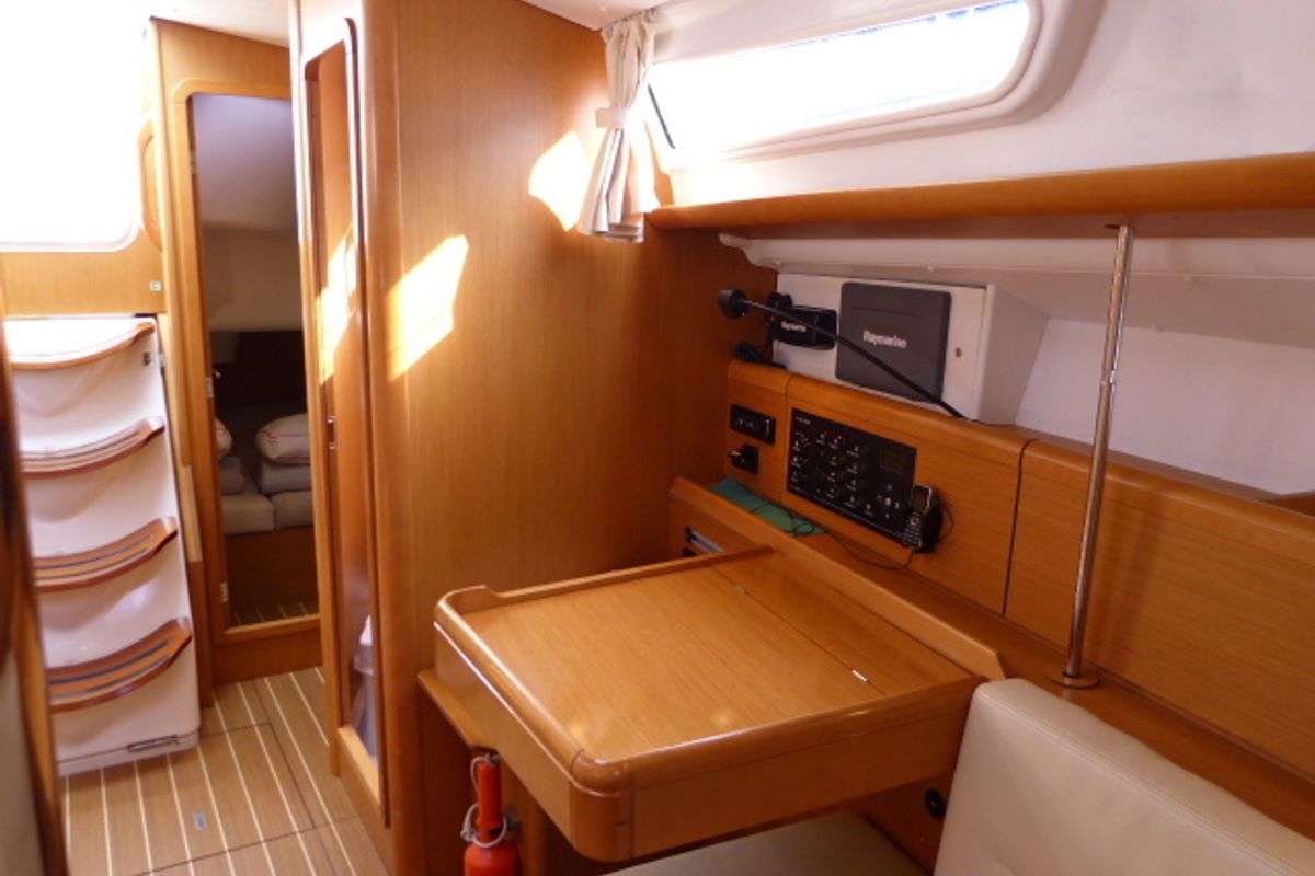 Scooby-Doo, a Jeanneau Sun Odyssey 36i sailboat at Fethiye, Turkey