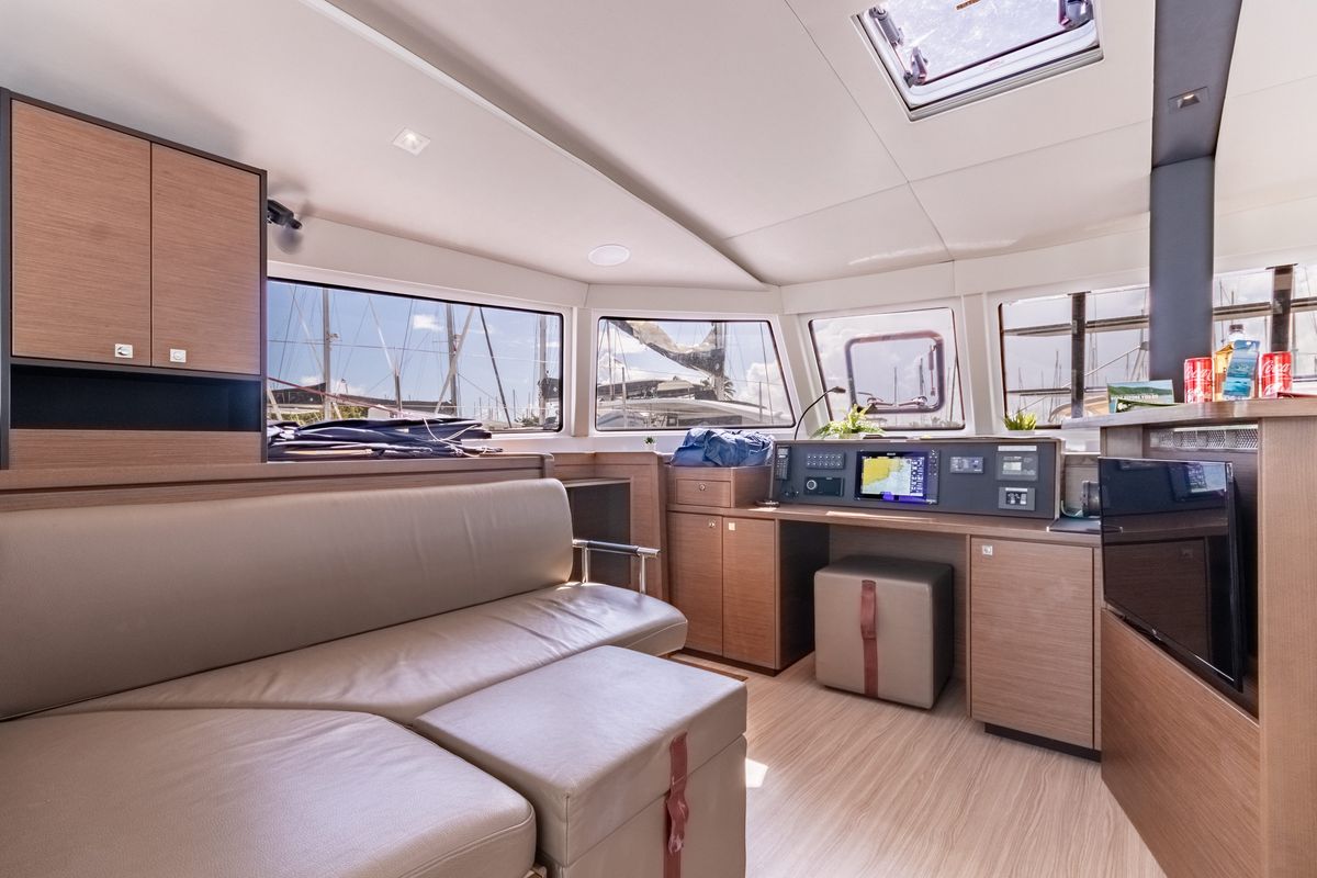 Galley of Duality II, a Nautitech Rochefort Nautitech 44 catamaran at Road Town, British Virgin Islands