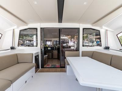 Salon of Duality II, a Nautitech Rochefort Nautitech 44 catamaran at Road Town, British Virgin Islands
