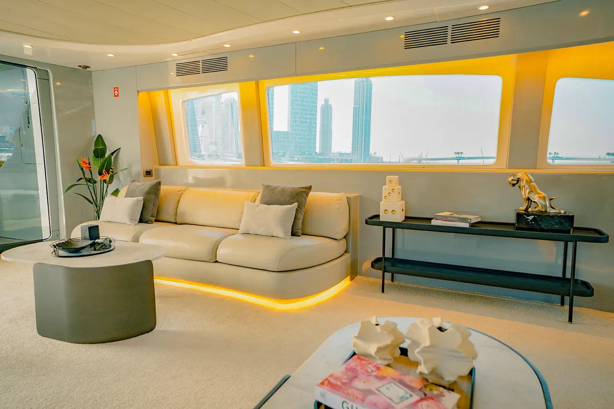 X12, a Luxury Luxury Motor Yacht yacht at Dubai Harbour, United Arab Emirates