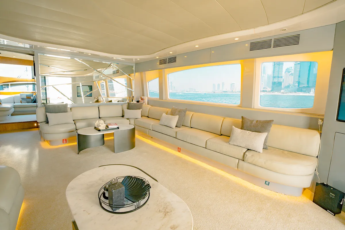 X12, a Luxury Luxury Motor Yacht yacht at Dubai Harbour, United Arab Emirates