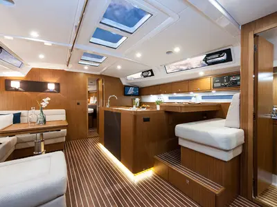 Searex, a Bavaria Cruiser 56 sailboat at Athens, Greece