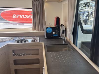 Galley of Top Light, a Lagoon 42 catamaran at Split, Croatia