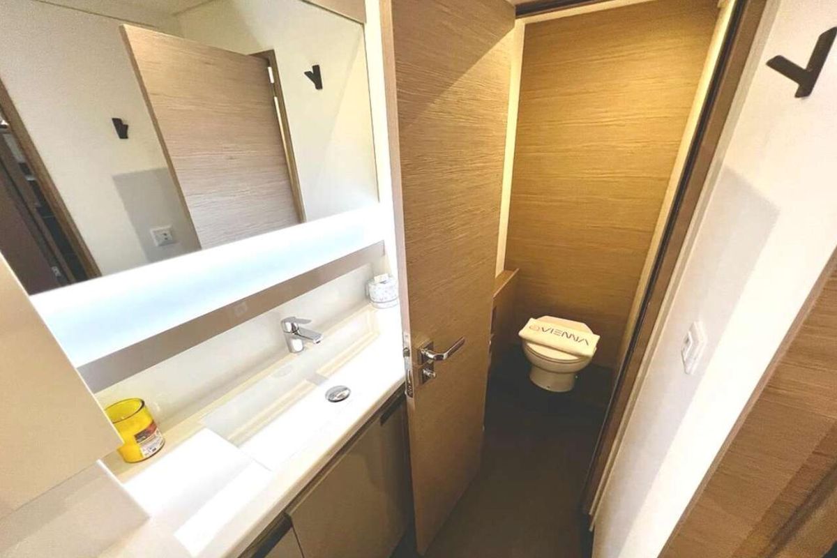 Head on Vienna, a Fountaine Pajot Aura 51 catamaran at Road Town, British Virgin Islands