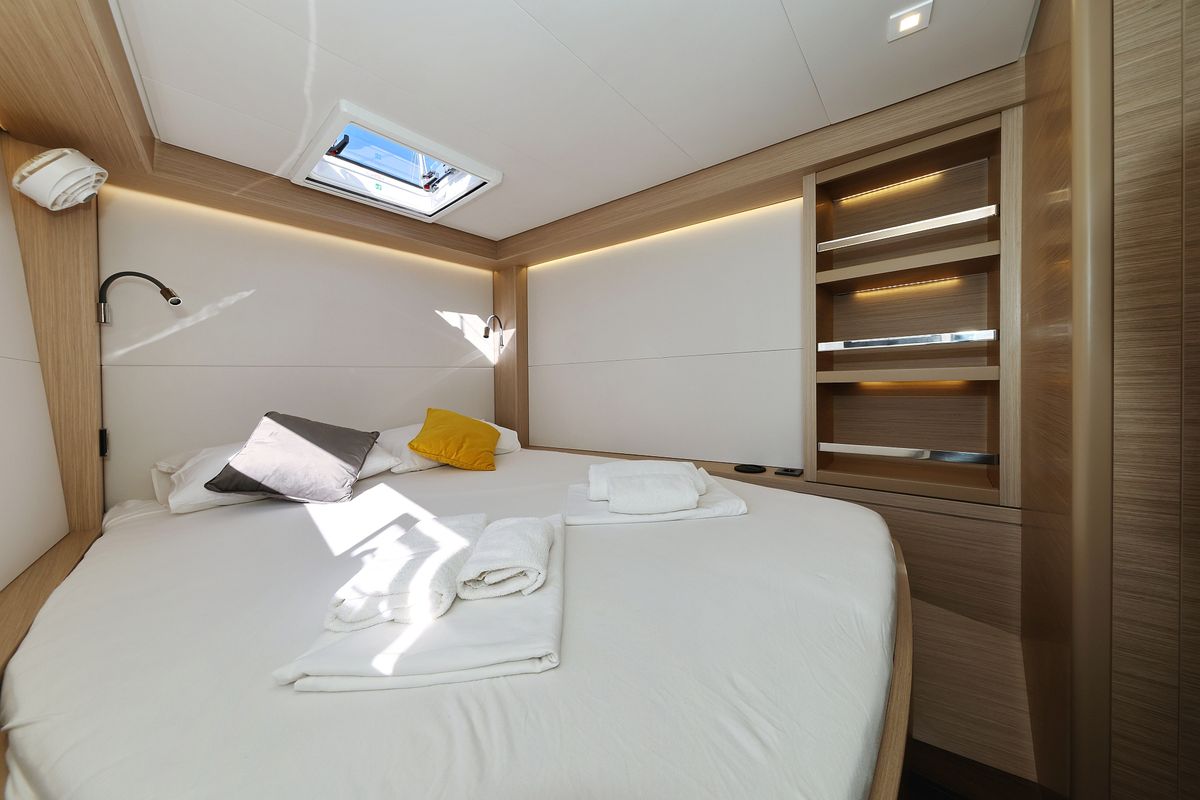 Cabin on APOLON, a Lagoon 51 catamaran at Općina Sukošan, Croatia