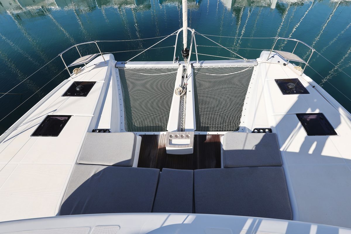 Deck of APOLON, a Lagoon 51 catamaran at Općina Sukošan, Croatia