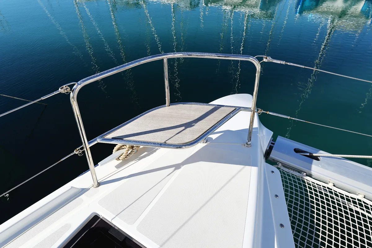 Deck of APOLON, a Lagoon 51 catamaran at Općina Sukošan, Croatia