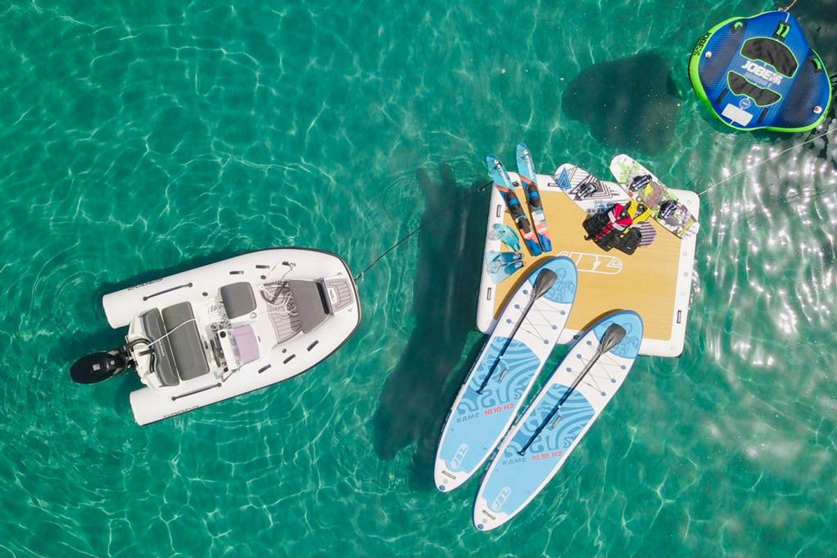 OZELO, a Lagoon 50 catamaran at Municipal Unit of Lefkada, Greece