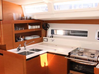Galley of None, a Jeanneau Sun Odyssey 490 sailboat at Split, Croatia