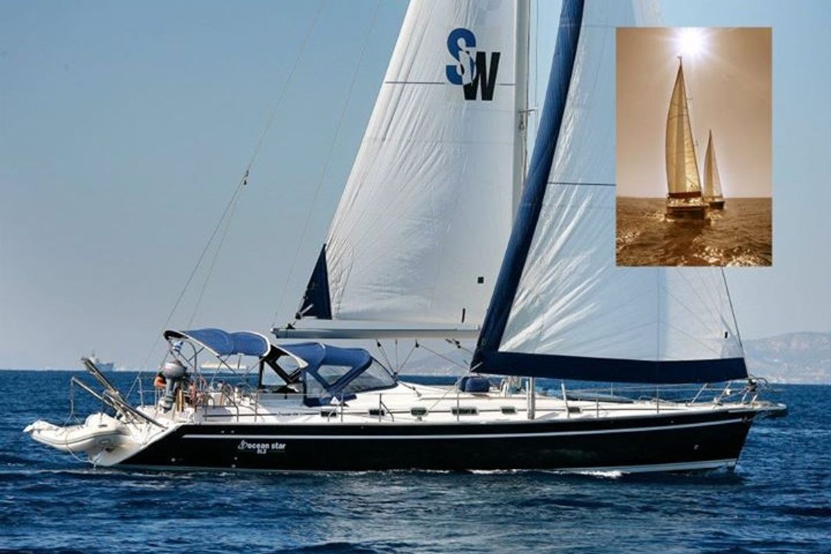Exterior view of Dry, a Ocean Star 51.2 sailboat at Athens, Greece