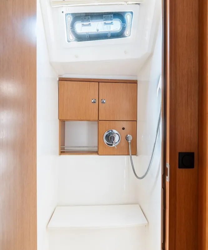 Melodia, a Bavaria Cruiser 46 sailboat at Municipal Unit of Rhodes, Greece