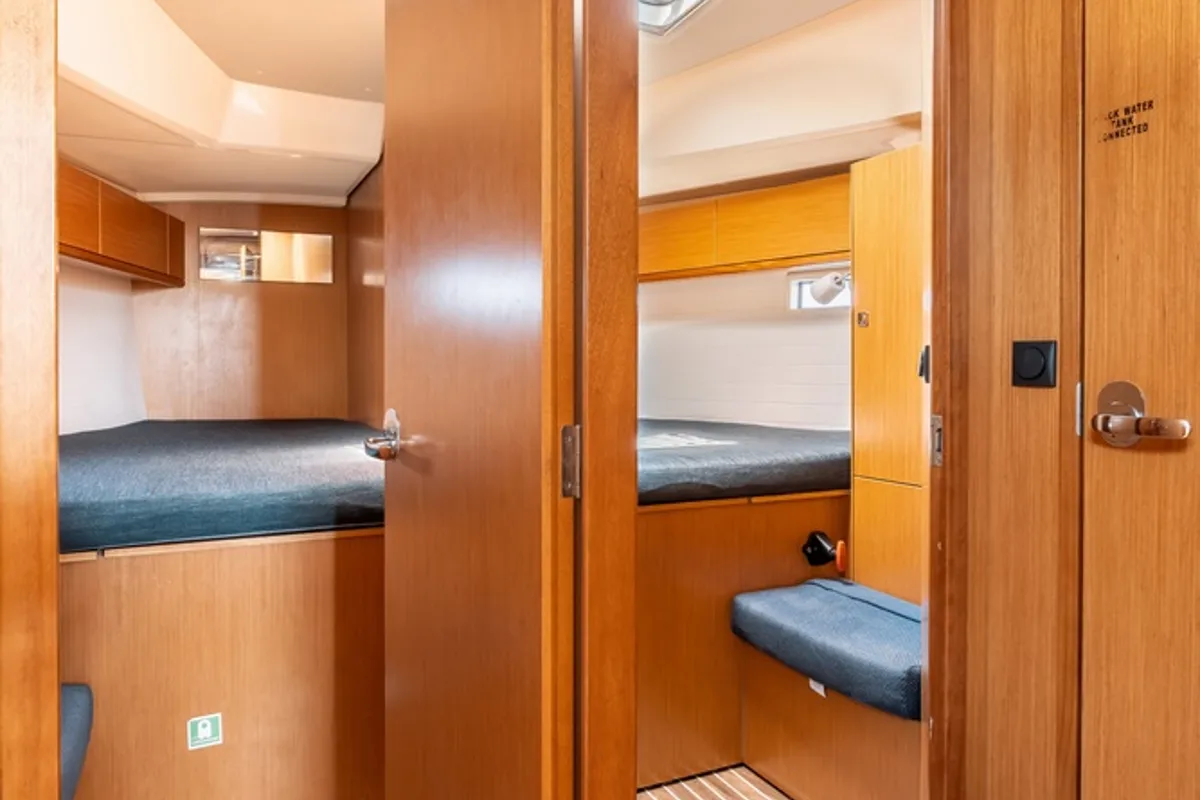 Melodia, a Bavaria Cruiser 46 sailboat at Municipal Unit of Rhodes, Greece