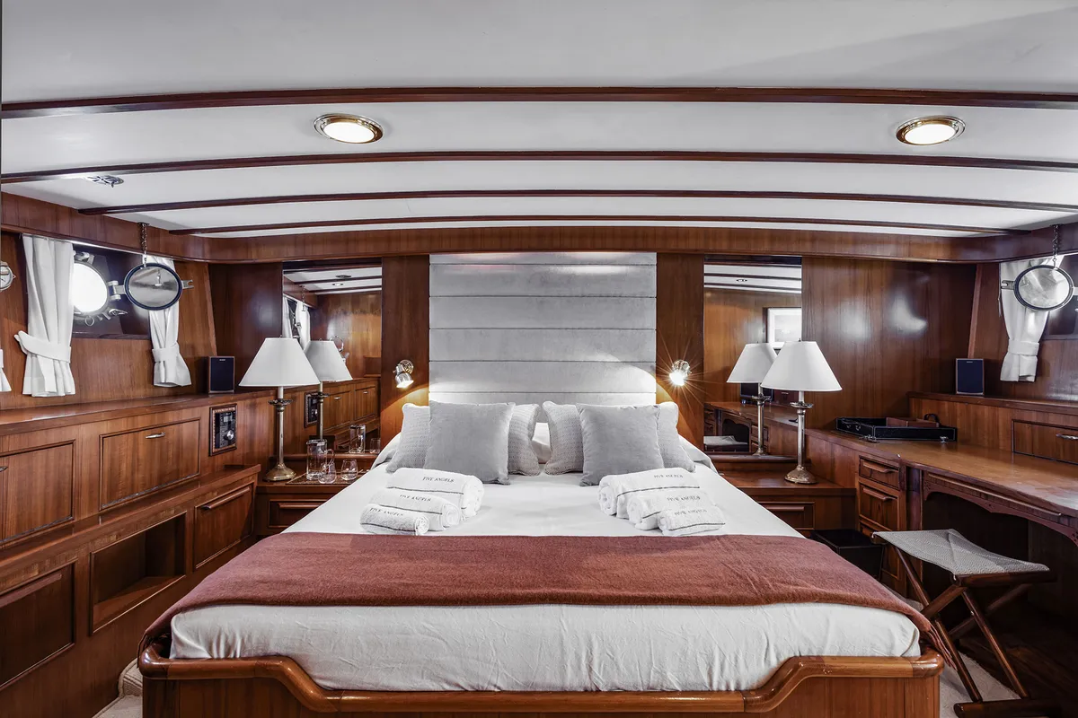 Cabin on Five Angels - Motor yacht, a Gulet Motoryacht yacht at Castellammare di Stabia, Italy