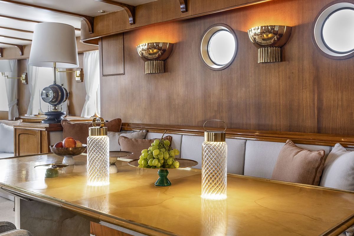 Salon of Five Angels - Motor yacht, a Gulet Motoryacht yacht at Castellammare di Stabia, Italy