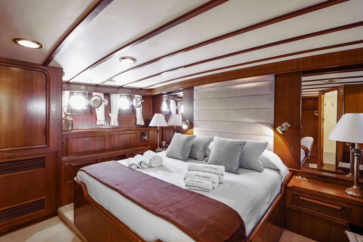 Cabin on Five Angels - Motor yacht, a Gulet Motoryacht yacht at Castellammare di Stabia, Italy