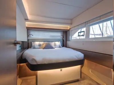 Cabin on Anna Isabella, a Fountaine Pajot Saba 50 catamaran at Seychelles, Eden Island Marina, Seychelles