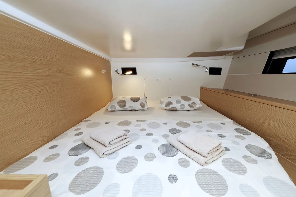 Cabin on Kontrari - OW, a Hanse Yachts Hanse 460 sailboat at Grad Biograd na Moru, Croatia