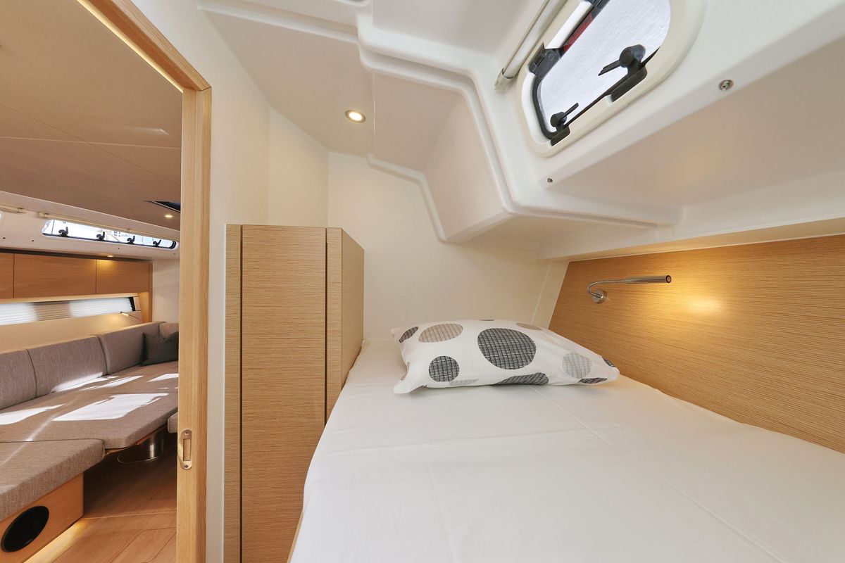 Cabin on Kontrari - OW, a Hanse Yachts Hanse 460 sailboat at Grad Biograd na Moru, Croatia