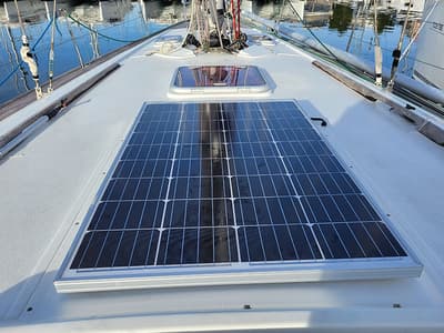 Deck of Pingala, a Cantiere Del Pardo (Grand Soleil) Grand Soleil 45 sailboat at Grad Šibenik, Croatia
