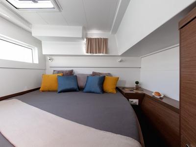 Cabin on Zagvozd, a Lagoon 40 catamaran at Grad Kaštela, Croatia