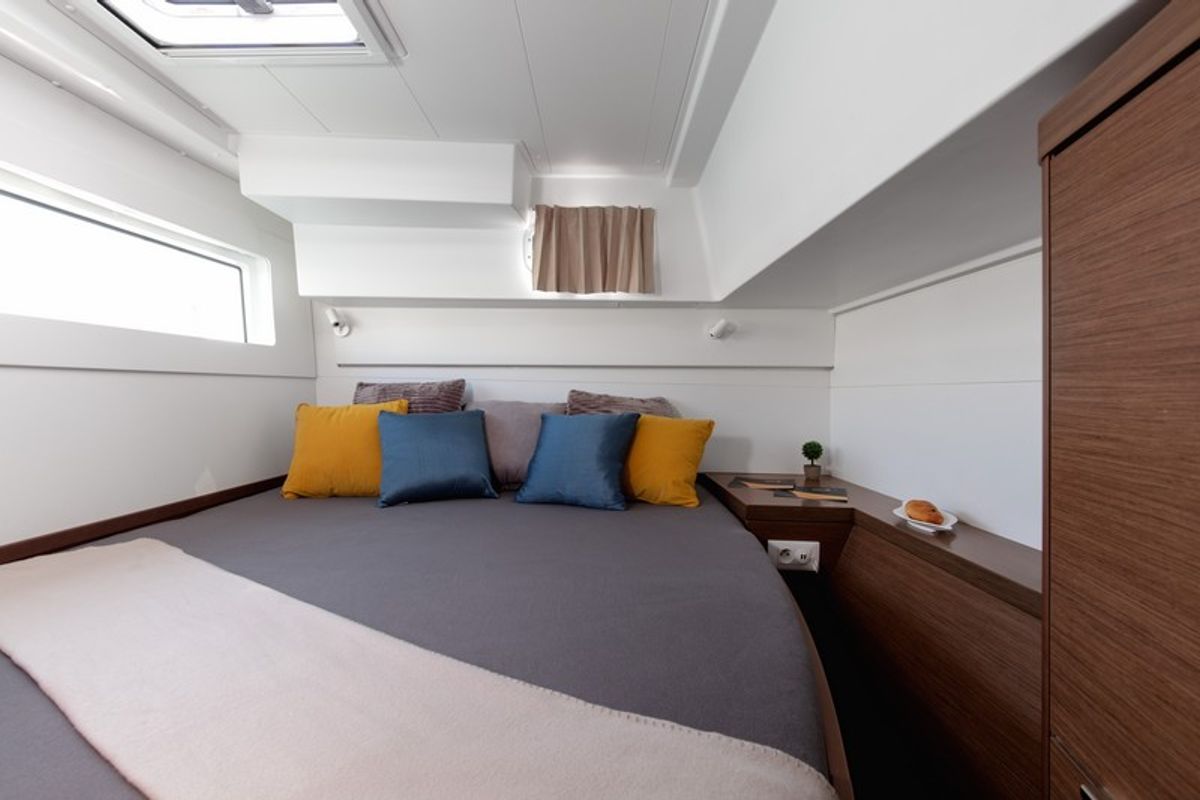 Cabin on Zagvozd, a Lagoon 40 catamaran at Grad Kaštela, Croatia