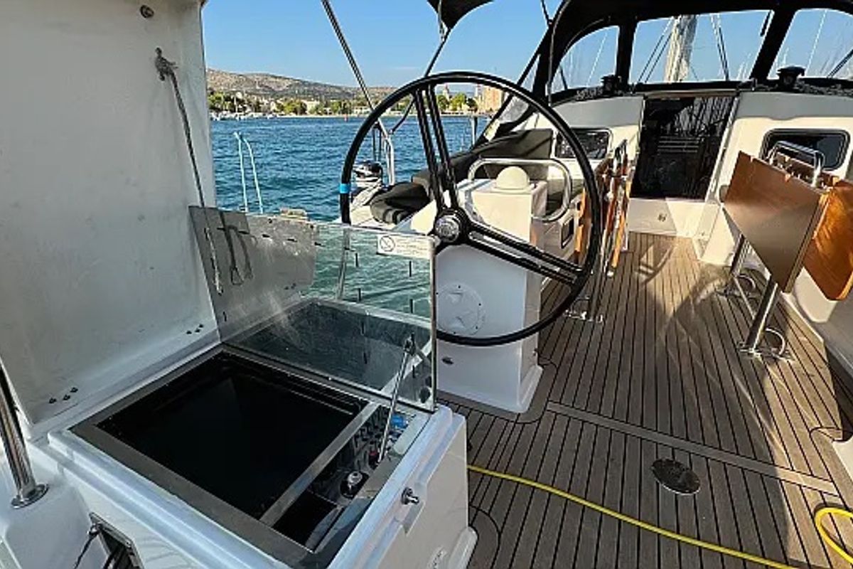 Ziggy, a Elan Impression 45.1 sailboat at Grad Trogir, Croatia
