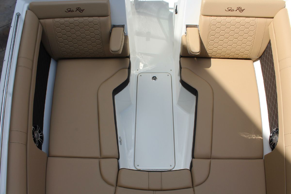 Deck of Happy Hours, a Sea Ray Boats Sea Ray SDX 270 motorboat at Tribunj, Croatia