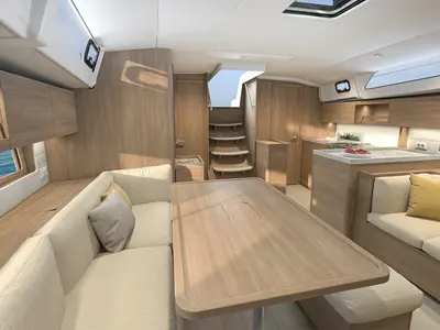 AUGUST, a Beneteau Oceanis 47 sailboat at Municipal Unit of Nea Peramos, Greece