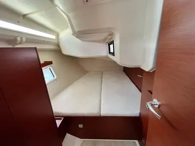 Cabin on Chrisama, a Hanse Yachts Hanse 418 sailboat at Kavala, Greece