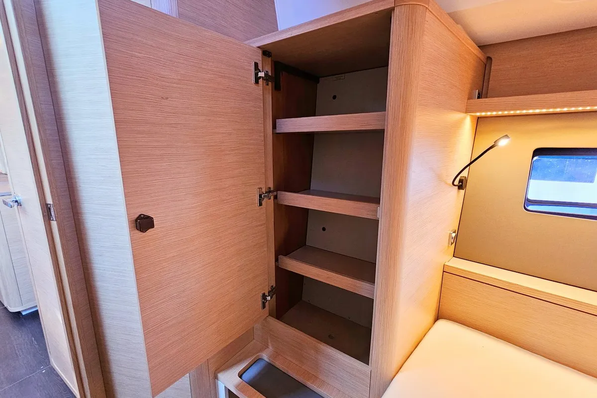 Cabin on Presto, a Dufour 44 sailboat at Grad Kaštela, Croatia