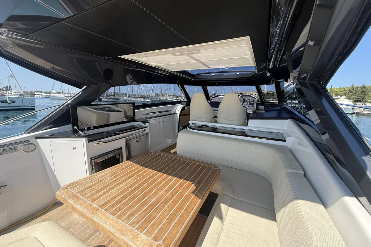 Pinoy, a Focus Motor Yachts Focus Power 44 motorboat at Grad Pula, Croatia