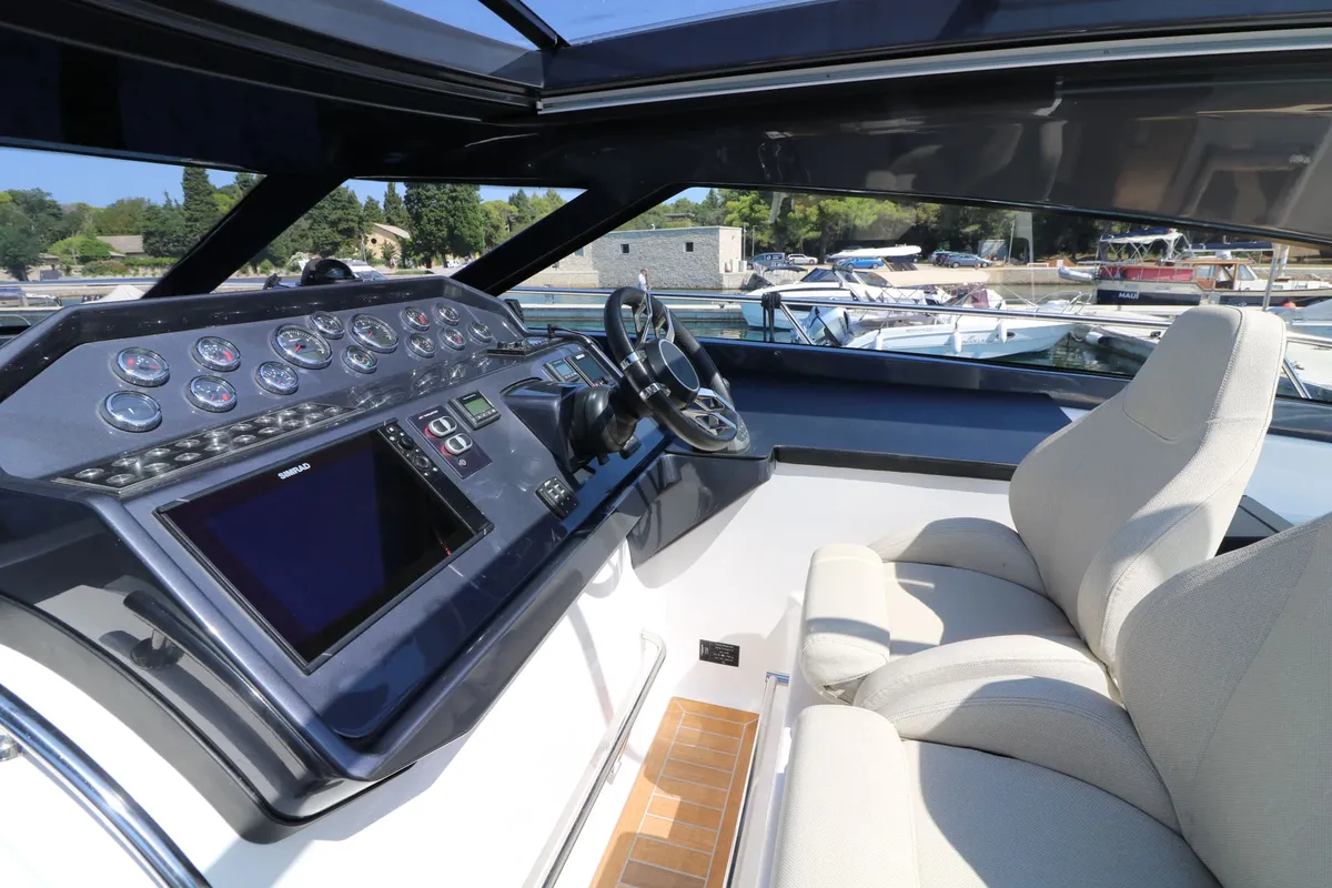 Pinoy, a Focus Motor Yachts Focus Power 44 motorboat at Grad Pula, Croatia