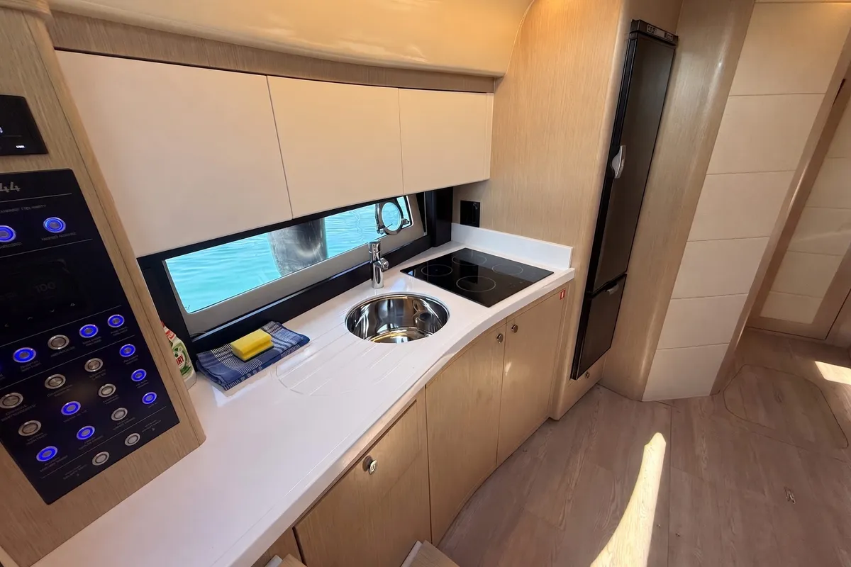 Pinoy, a Focus Motor Yachts Focus Power 44 motorboat at Grad Pula, Croatia