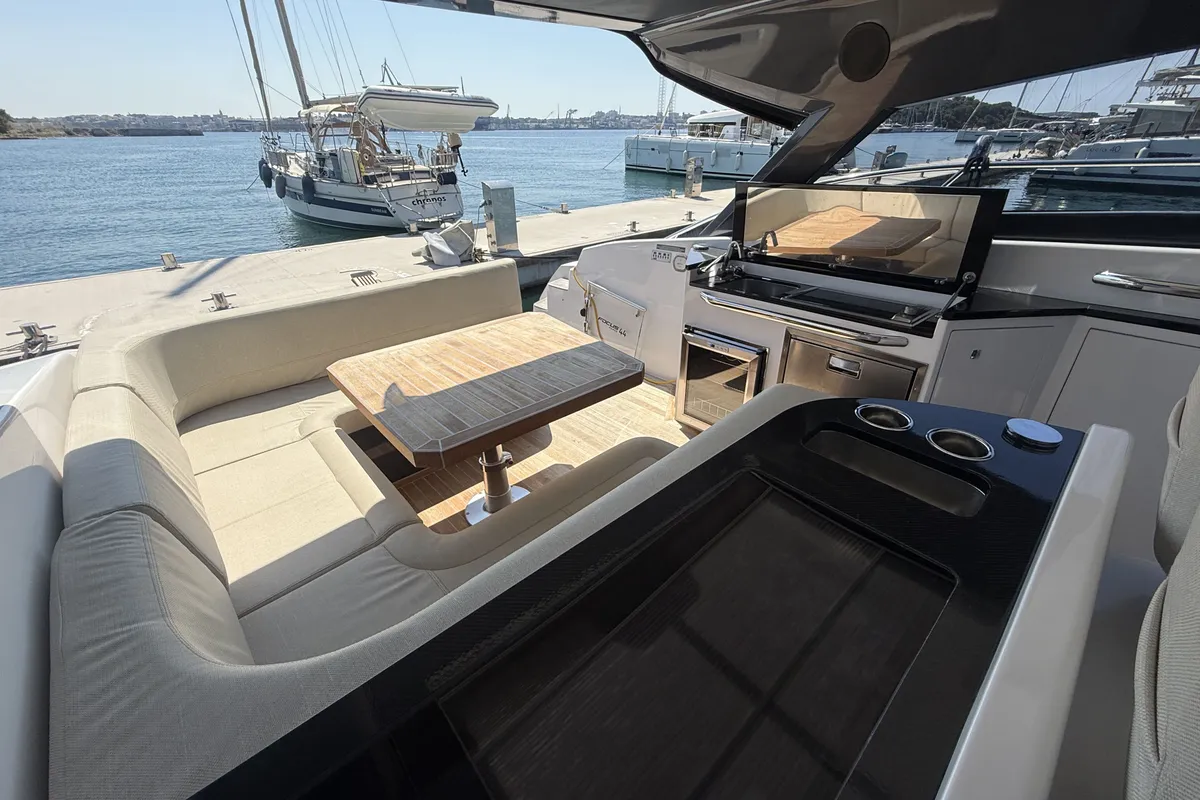 Pinoy, a Focus Motor Yachts Focus Power 44 motorboat at Grad Pula, Croatia