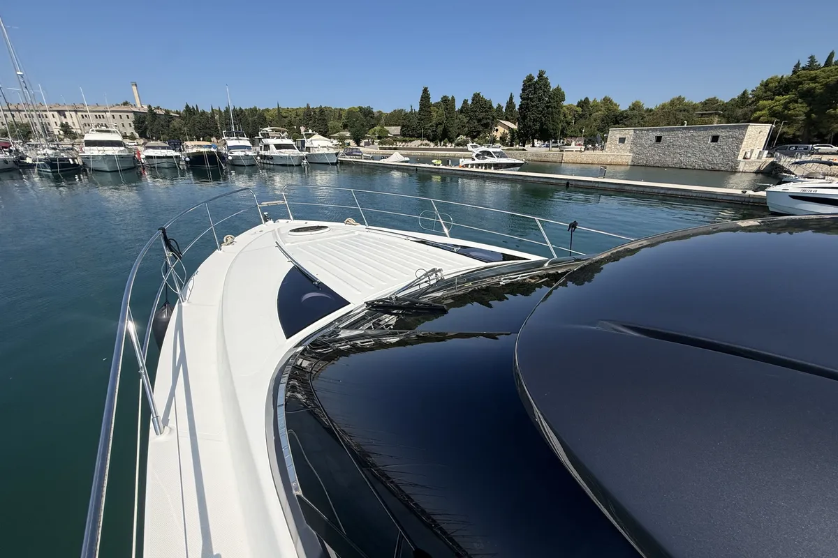 Pinoy, a Focus Motor Yachts Focus Power 44 motorboat at Grad Pula, Croatia