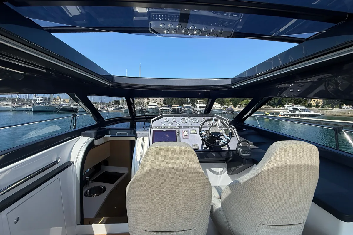 Pinoy, a Focus Motor Yachts Focus Power 44 motorboat at Grad Pula, Croatia