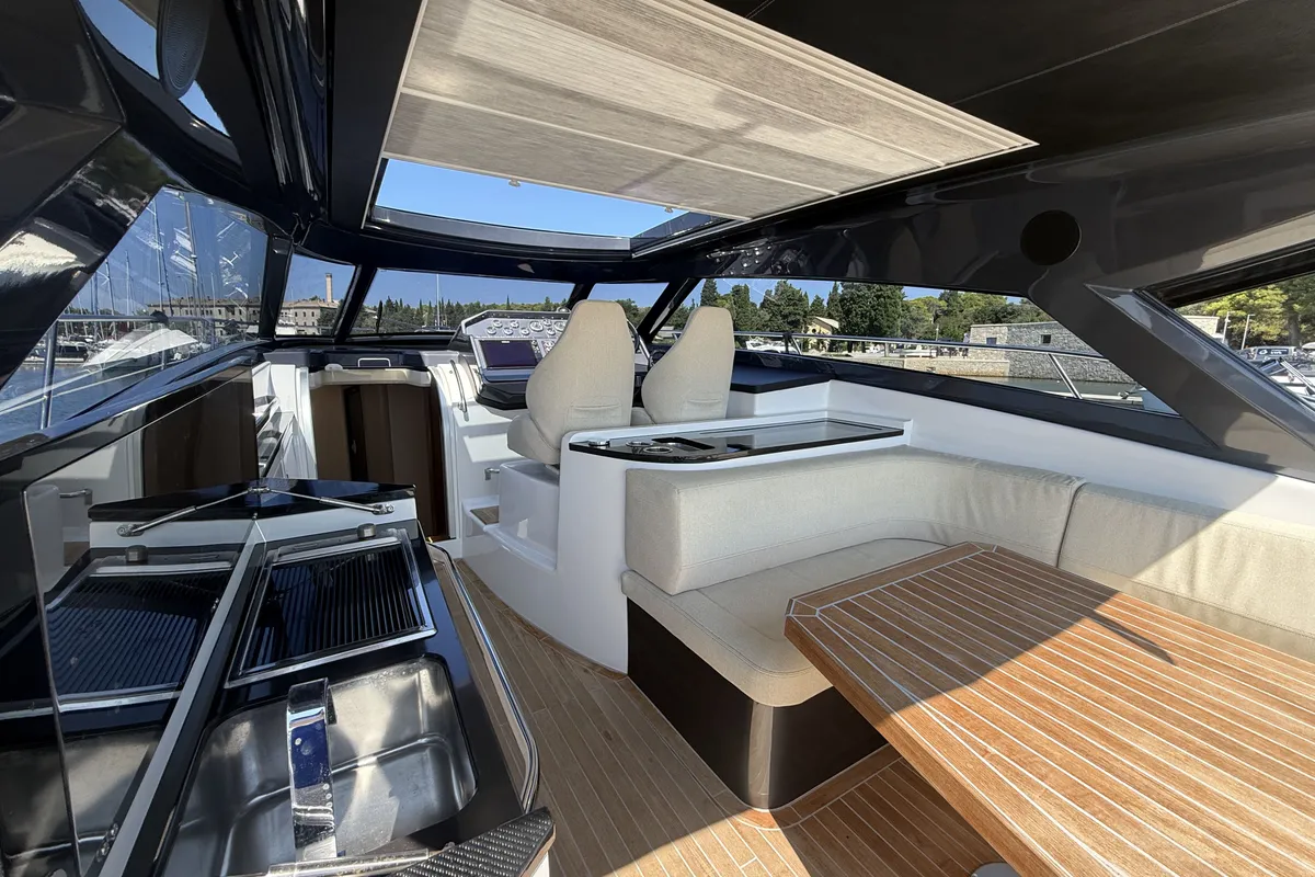 Pinoy, a Focus Motor Yachts Focus Power 44 motorboat at Grad Pula, Croatia